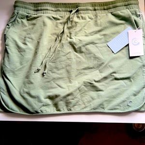 NWT’s Johnny Was Calme Terry Commuter skirt in sage